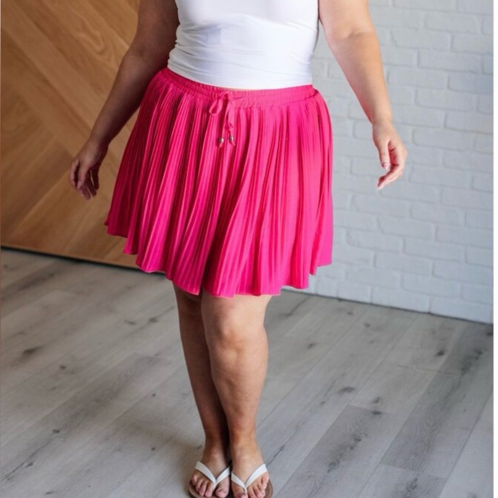 JODIFL Hot Pink Skater Skirt
